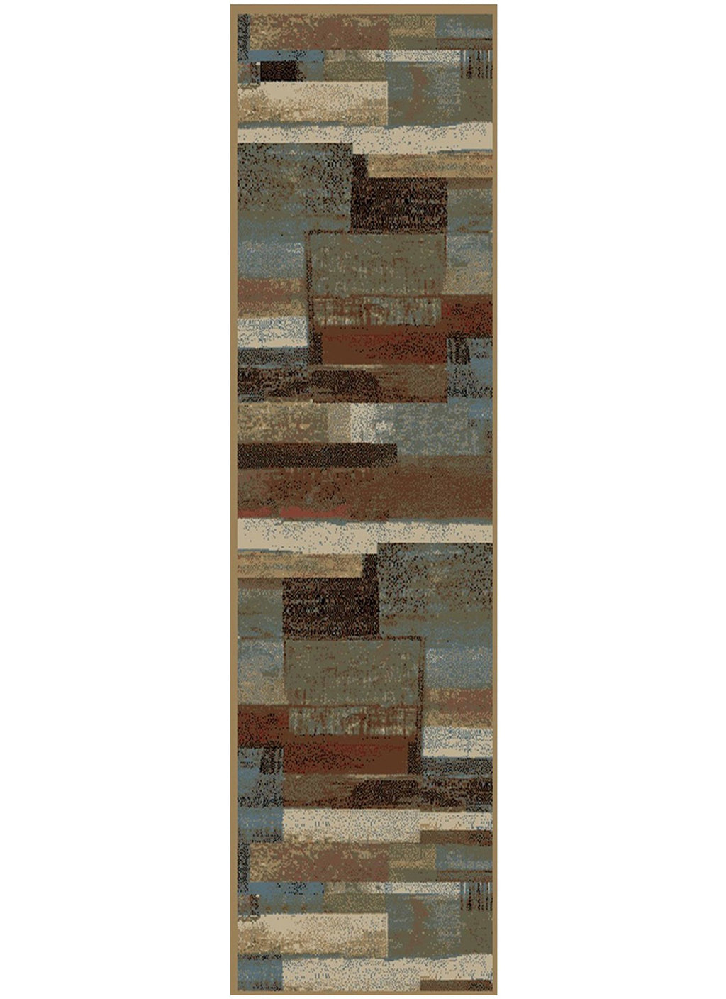 Mayberry Rugs Hearthside Scenic Vision Multi Area Rug – Rustic Cabin Lodge Rug Mayberry Rug