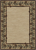 Mayberry Rugs American Destination Clearmont Brown – Rustic Lodge Area Rug Mayberry Rug