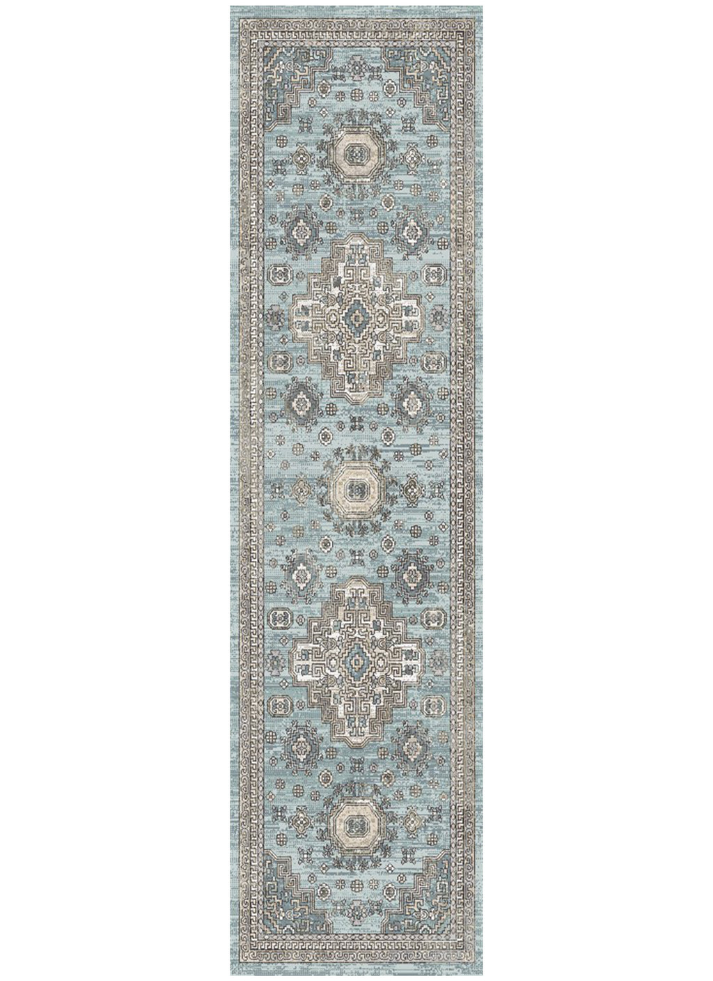 Mayberry Rugs Athens Tripoli Blue Area Rug – Traditional Home Decor Rug Mayberry Rug