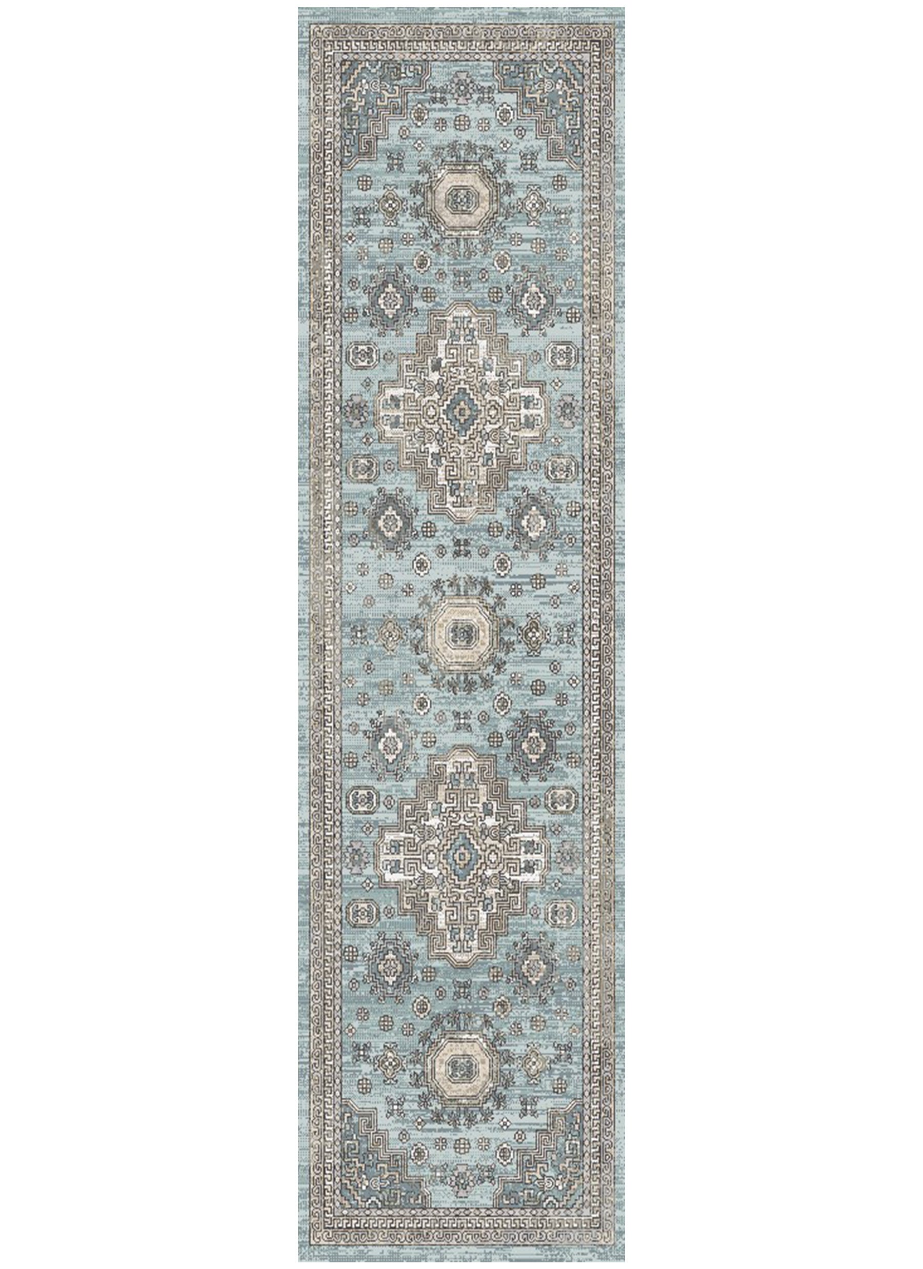 Mayberry Rugs Athens Tripoli Blue Area Rug – Traditional Home Decor Rug Mayberry Rug
