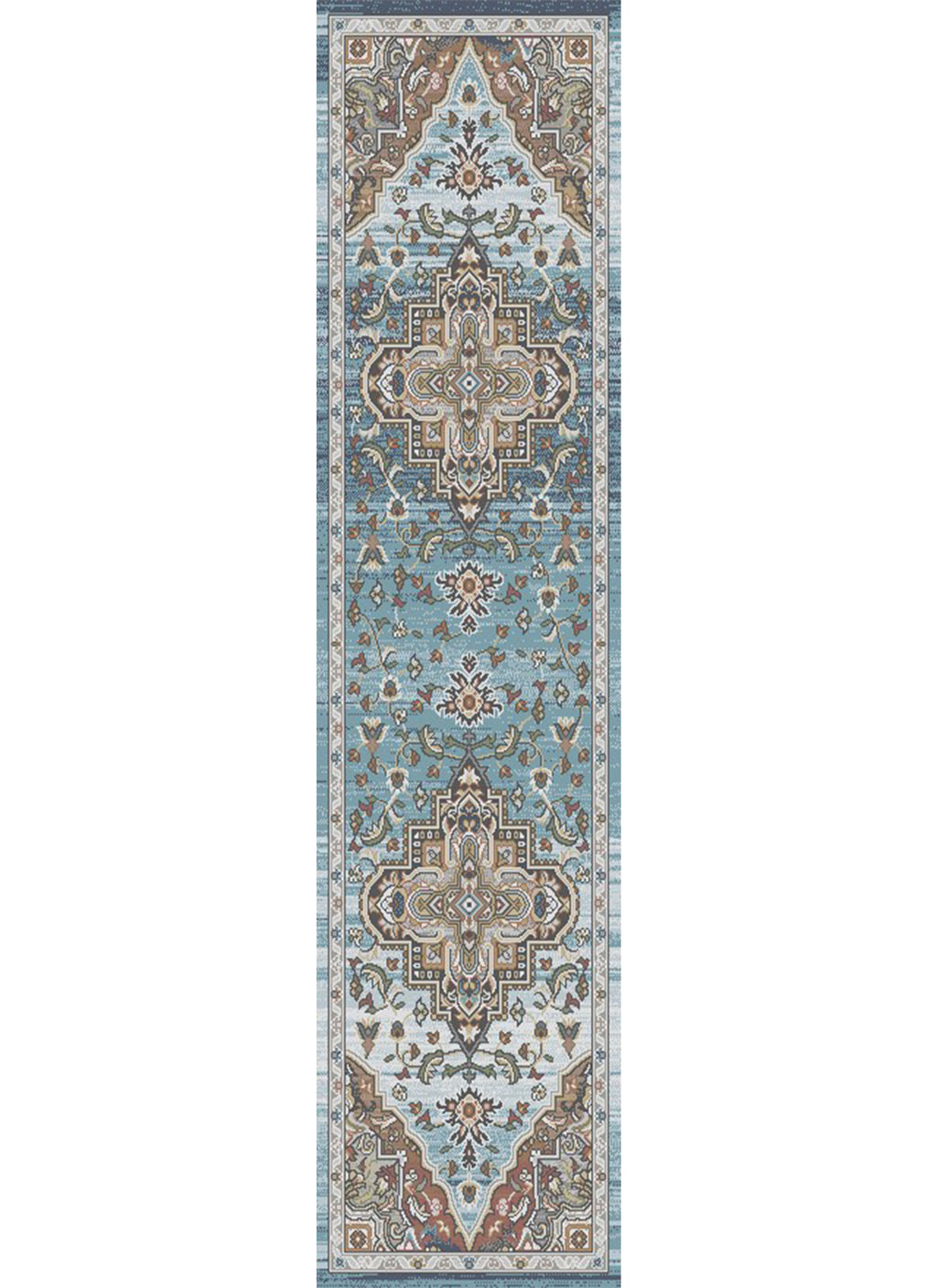 Mayberry Rugs Monaco Leila Blue Area Rug – Traditional Home Decor Rug Mayberry Rug