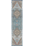 Mayberry Rugs Monaco Leila Blue Area Rug – Traditional Home Decor Rug Mayberry Rug