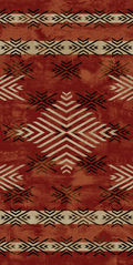 Mayberry Rugs Granite Falls Arroyo Red Area Rug – Southwestern Lodge Rug Mayberry Rug