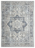 Mayberry Rugs Vintage Thebes Charcoal Area Rug – Distressed Traditional Rug Mayberry Rug