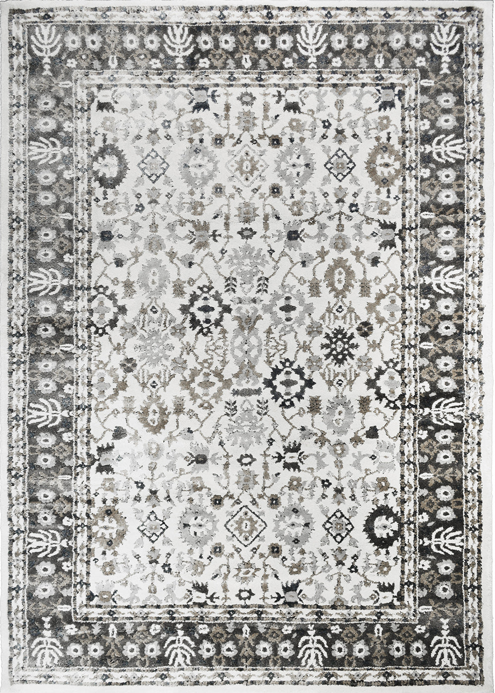 Mayberry Rugs Rhapsody Harper Ivory Area Rug – Modern Casual Rug Mayberry Rug