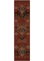 Mayberry Rugs American Destination Phoenix Red Area Rug – Southwestern Lodge Rug Mayberry Rug