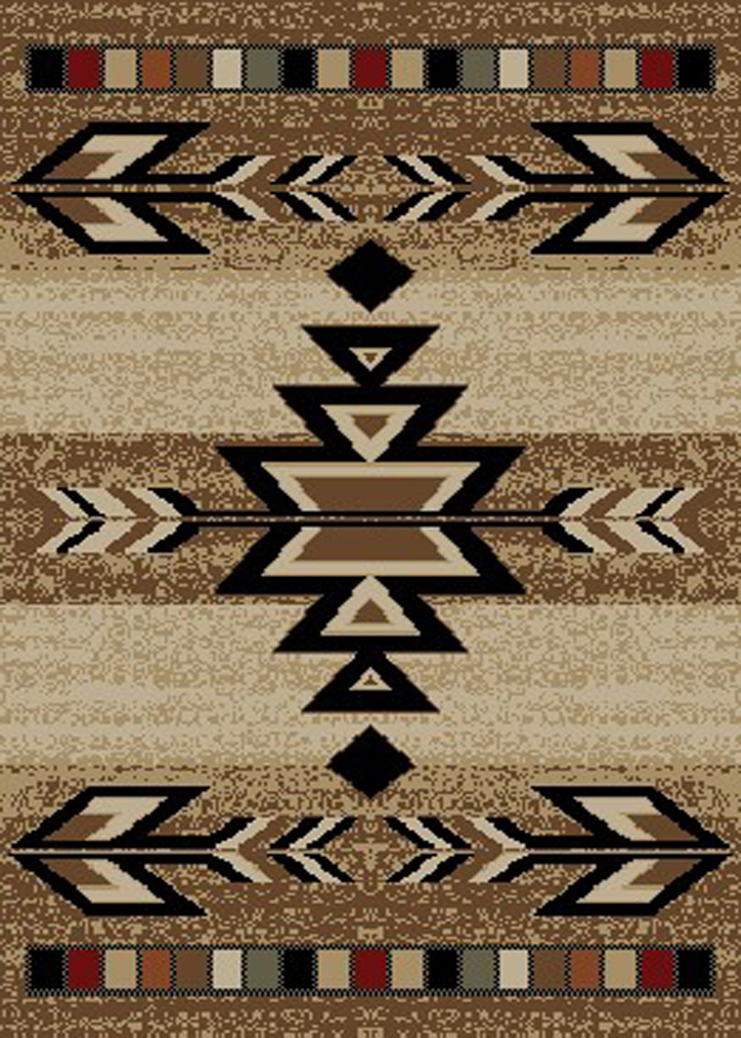 Mayberry Rugs Hearthside Rio Grande Antique Area Rug – Southwestern Lodge Rug Mayberry Rug