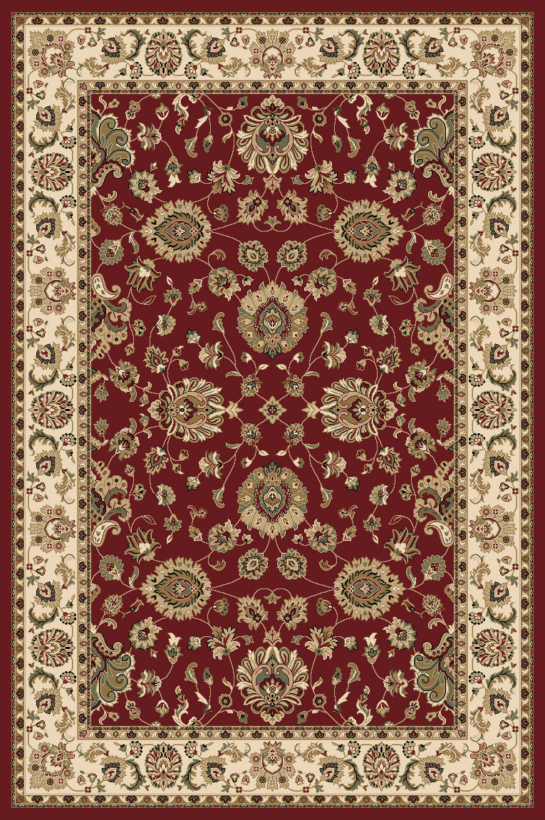 Mayberry Rugs Heritage II Royal Keshan Red Area Rug – Traditional Persian Rug Mayberry Rug