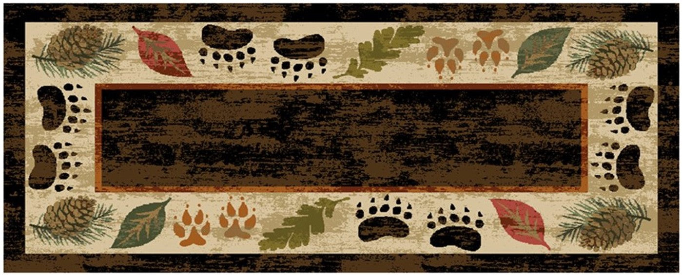 Mayberry Rugs Cozy Cabin Timber Ridge Multi Area Rug – Rustic Cabin Lodge Rug Mayberry Rug
