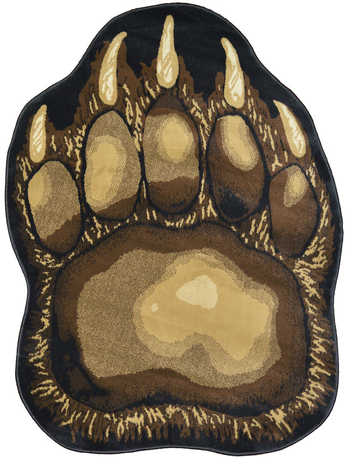 Mayberry Rugs American Destination Bear Trail Multi Area Rug – Rustic Lodge Rug Mayberry Rug