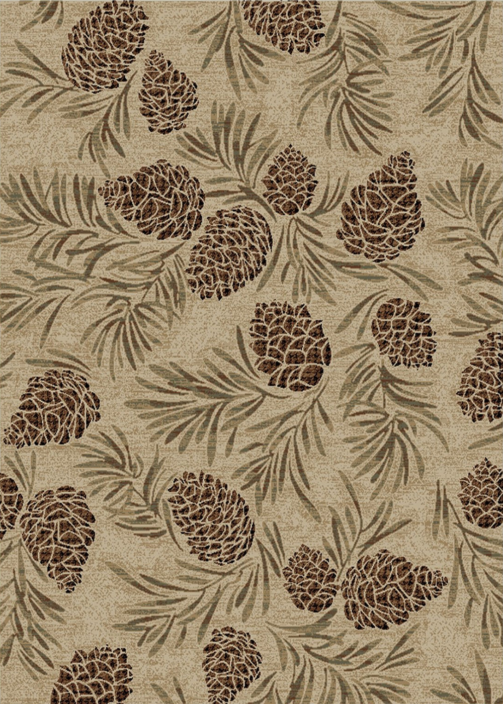 Mayberry Rugs American Destination Pine Grove Antique Area Rug – Rustic Lodge Rug Mayberry Rug