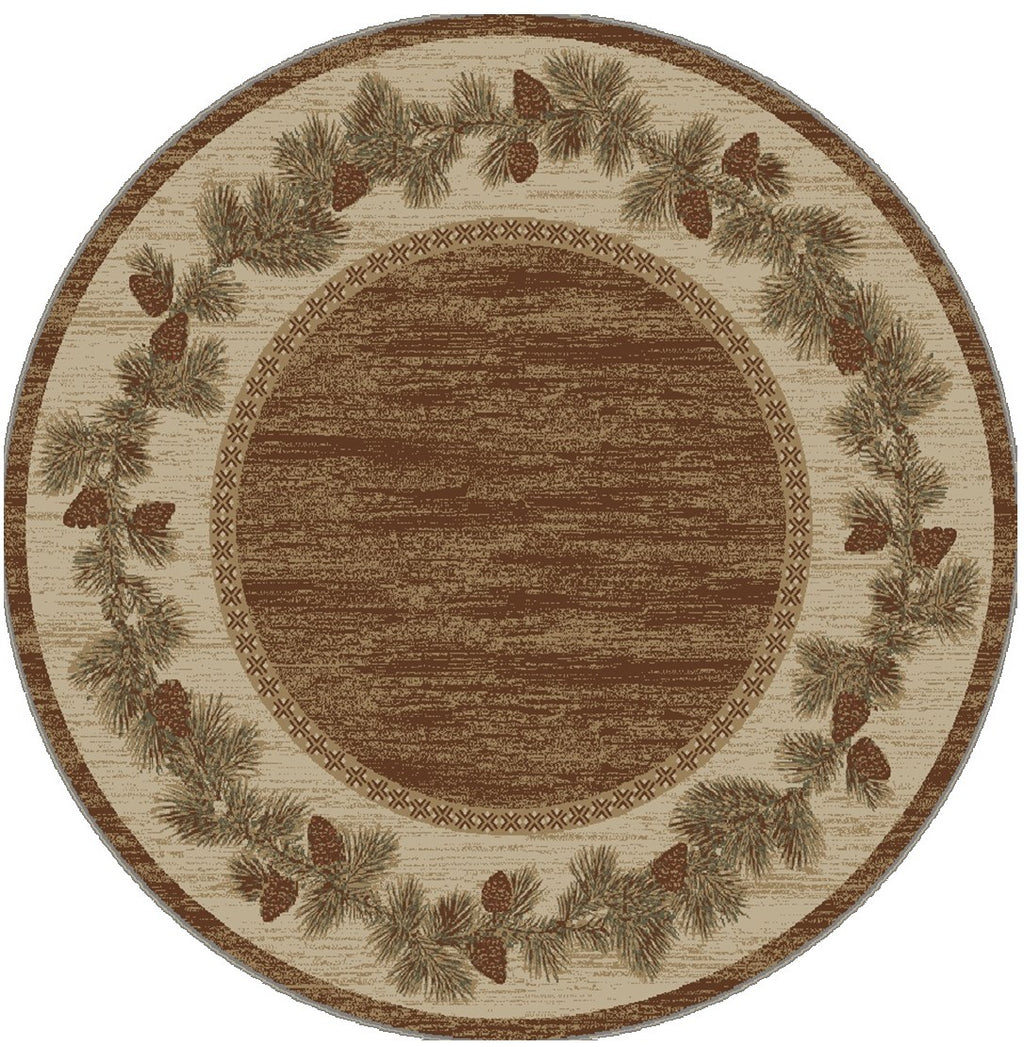 Mayberry Rugs Hearthside Mountain View Brown Area Rug – Mountain Lodge Rug Mayberry Rug