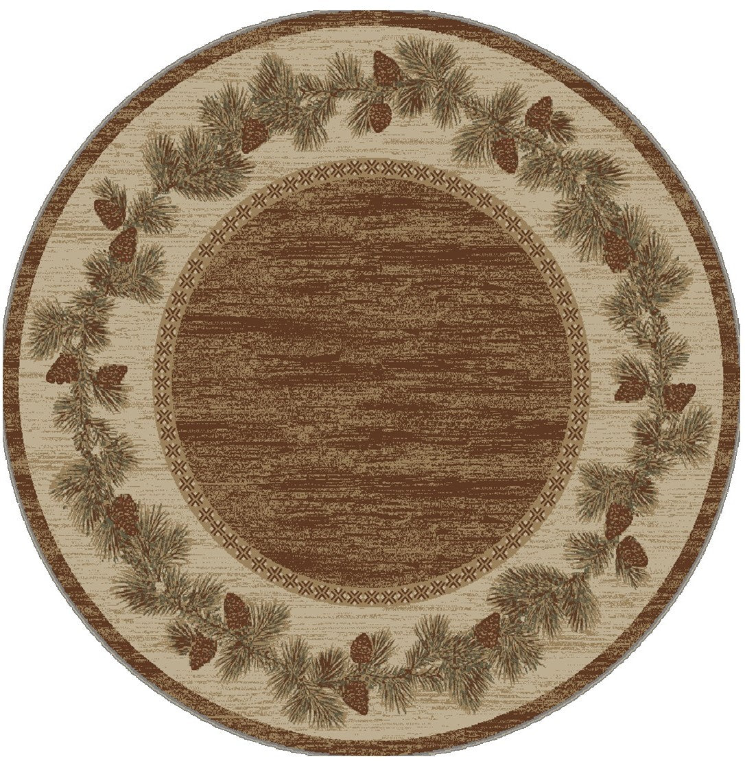 Mayberry Rugs Hearthside Mountain View Brown Area Rug – Mountain Lodge Rug Mayberry Rug