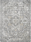 Mayberry Rugs Firenze Radiance Gray Area Rug – Traditional Ornate Rug Mayberry Rug