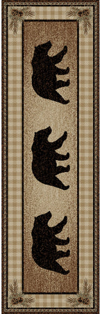 Mayberry Rugs American Destination Townsend Brown Area Rug – Rustic Lodge Rug Mayberry Rug
