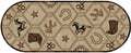 Mayberry Rugs American Destination Sandy Fork Antique – Rustic Lodge Area Rug Mayberry Rug