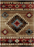 Mayberry Rugs American Destination Austin Multi Area Rug – Western Lodge Rug Mayberry Rug