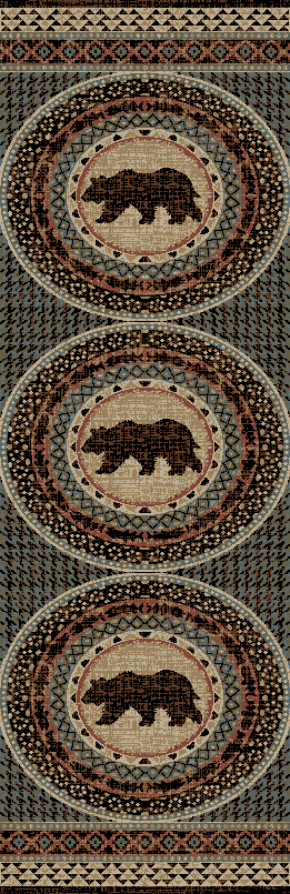 Mayberry Rugs American Destination Asheville Multi Area Rug – Rustic Lodge Rug Mayberry Rug