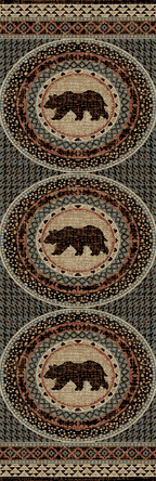 Mayberry Rugs American Destination Asheville Multi Area Rug – Rustic Lodge Rug Mayberry Rug