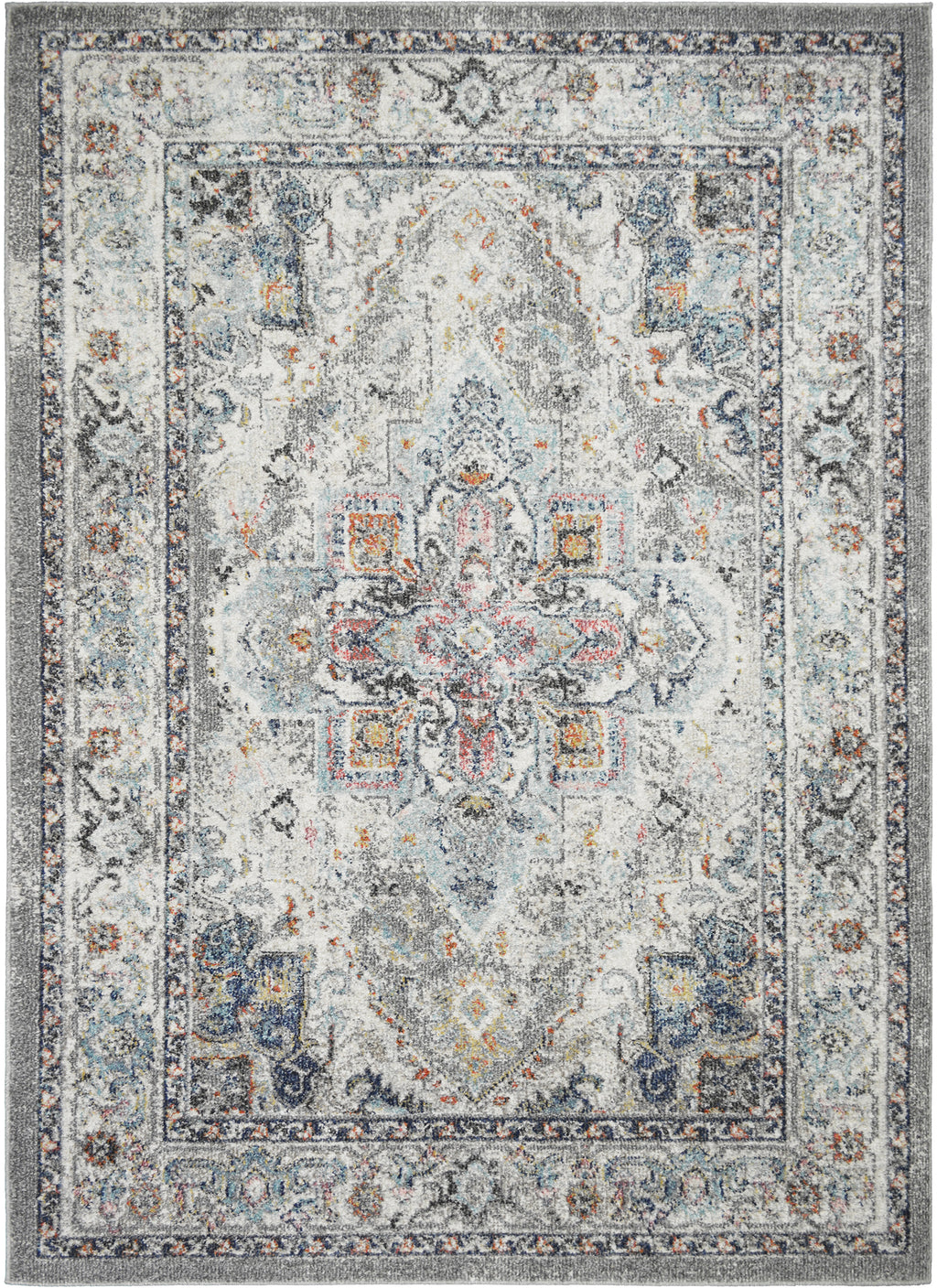 Mayberry Rugs Monaco Tatiana Gray Area Rug – Traditional Home Decor Rug Mayberry Rug