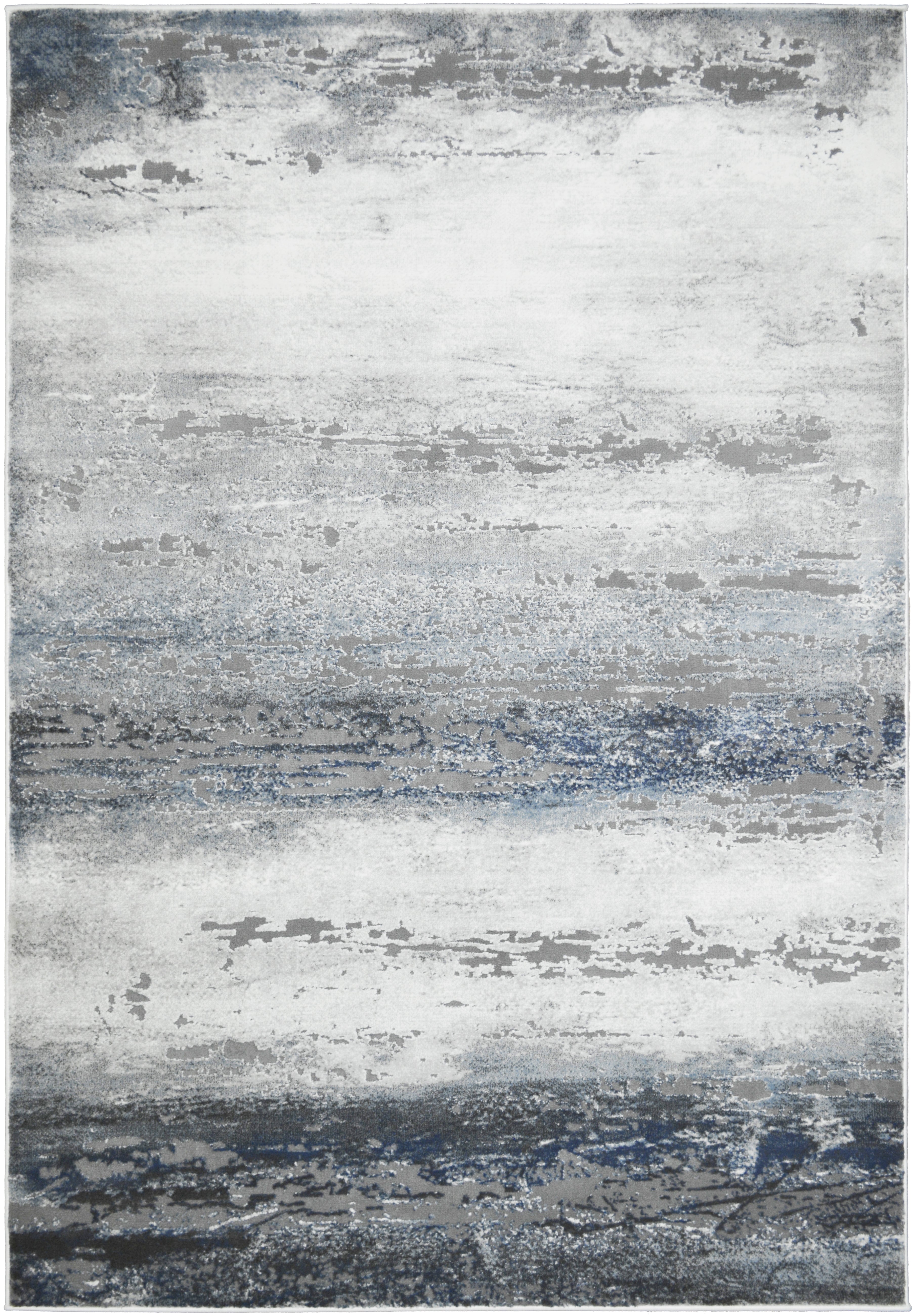 Mayberry Rugs Everest Nova Blue Area Rug – Modern Casual Rug Mayberry Rug