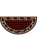 Mayberry Rugs American Destination Trailing Edge Red – Rustic Lodge Area Rug Mayberry Rug