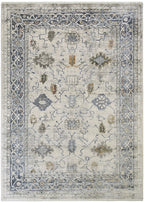 Mayberry Rugs Windsor Oliver Cream Area Rug – Traditional Home Decor Rug Mayberry Rug
