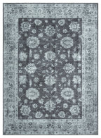 Mayberry Rugs Vintage Zagora Gray Area Rug – Distressed Traditional Rug Mayberry Rug