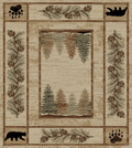 Mayberry Rugs Granite Falls Talking Stick Beige Area Rug – Southwestern Lodge Rug Mayberry Rug