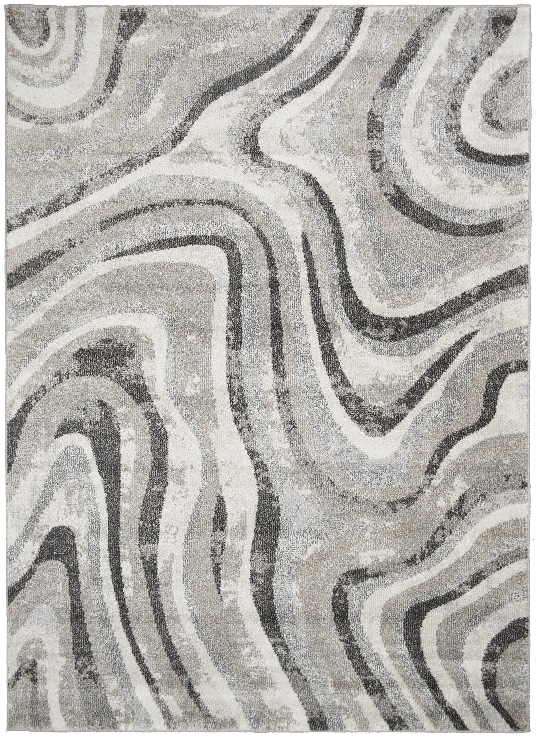 Mayberry Rugs Monaco Ursula Gray Area Rug – Traditional Home Decor Rug Mayberry Rug
