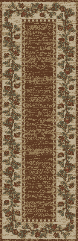 Mayberry Rugs Hearthside Mountain View Brown Area Rug – Mountain Lodge Rug Mayberry Rug