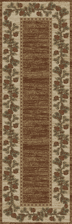 Mayberry Rugs Hearthside Mountain View Brown Area Rug – Mountain Lodge Rug Mayberry Rug