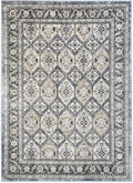 Mayberry Rugs Firenze Stately Blue Area Rug – Traditional Ornate Rug Mayberry Rug