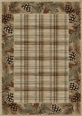 Mayberry Rugs American Destination Pembroke Plaid Multi Area Rug – Rustic Lodge Rug Mayberry Rug