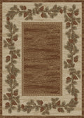 Mayberry Rugs Hearthside Mountain View Brown Area Rug – Mountain Lodge Rug Mayberry Rug