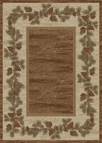 Mayberry Rugs Hearthside Mountain View Brown Area Rug – Mountain Lodge Rug Mayberry Rug