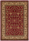 Mayberry Rugs Home Town Classic Keshan Claret Area Rug – Traditional Persian Rug Mayberry Rug
