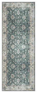 Mayberry Rugs Vintage Thebes Green Area Rug – Distressed Traditional Rug Mayberry Rug