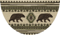 Mayberry Rugs Cozy Cabin Bear Brothers Multi Area Rug – Rustic Cabin Lodge Rug Mayberry Rug