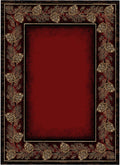 Mayberry Rugs American Destination Danbury Red – Rustic Lodge Area Rug Mayberry Rug