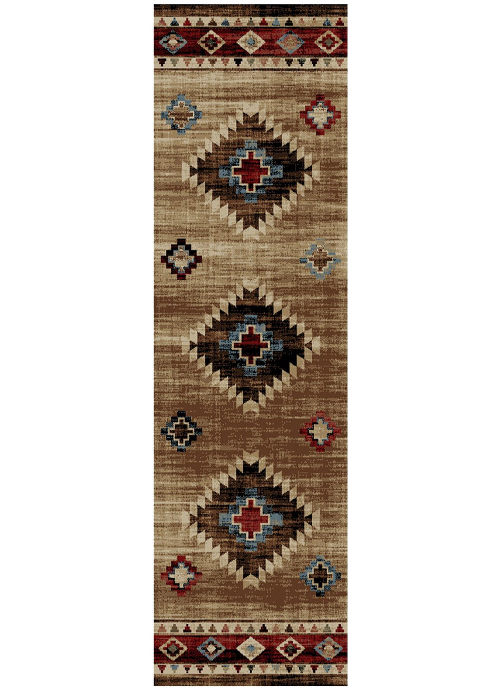 Mayberry Rugs American Destination Austin Multi Area Rug – Western Lodge Rug Mayberry Rug