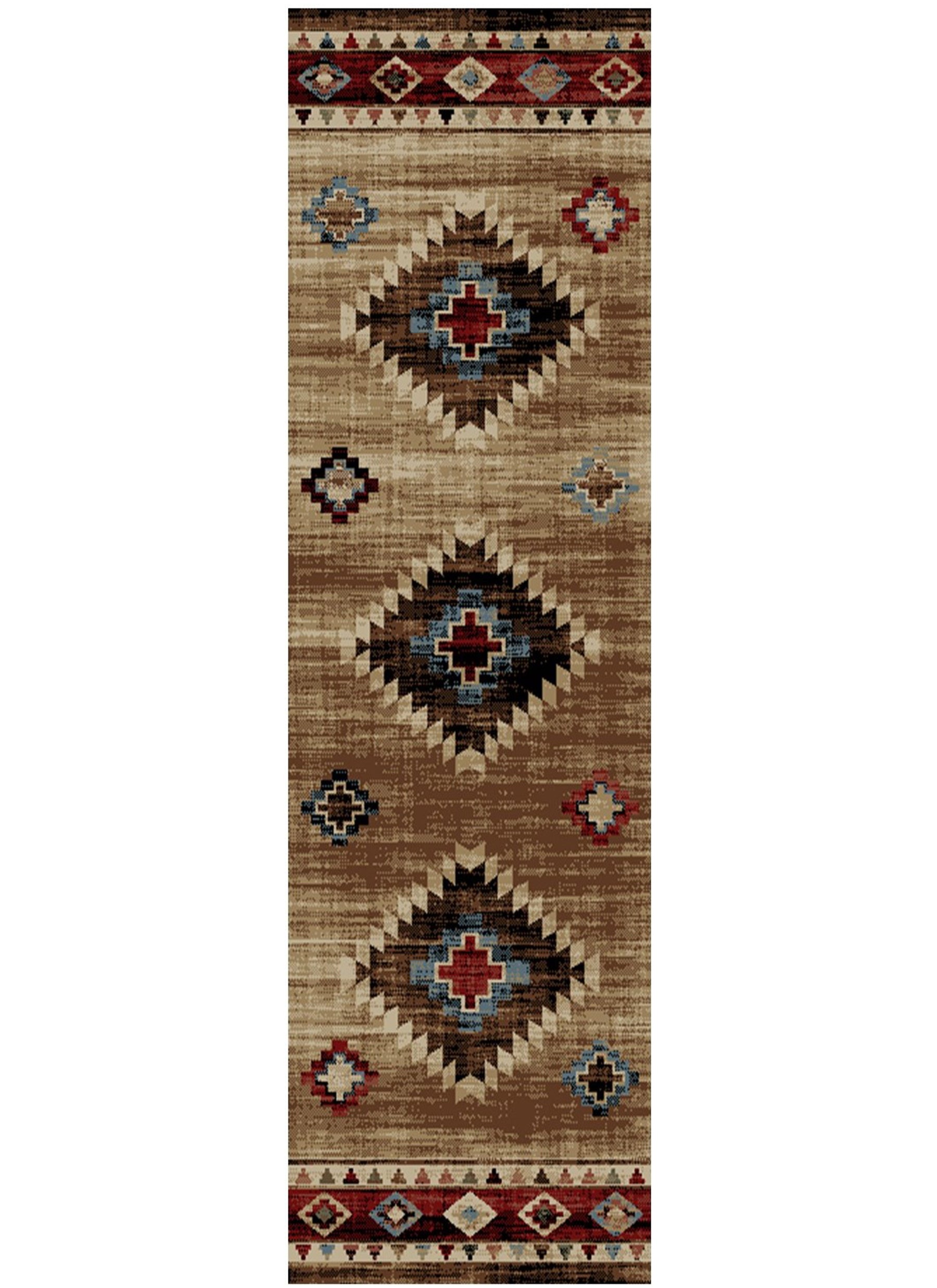 Mayberry Rugs American Destination Austin Multi Area Rug – Western Lodge Rug Mayberry Rug