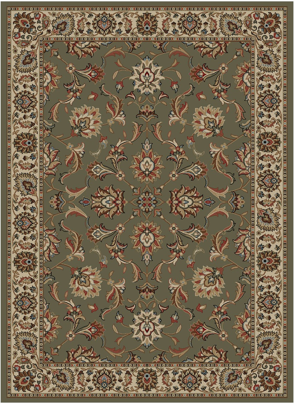 Mayberry Rugs Home Town Ambassador Sage Area Rug – Traditional Home Decor Rug Mayberry Rug