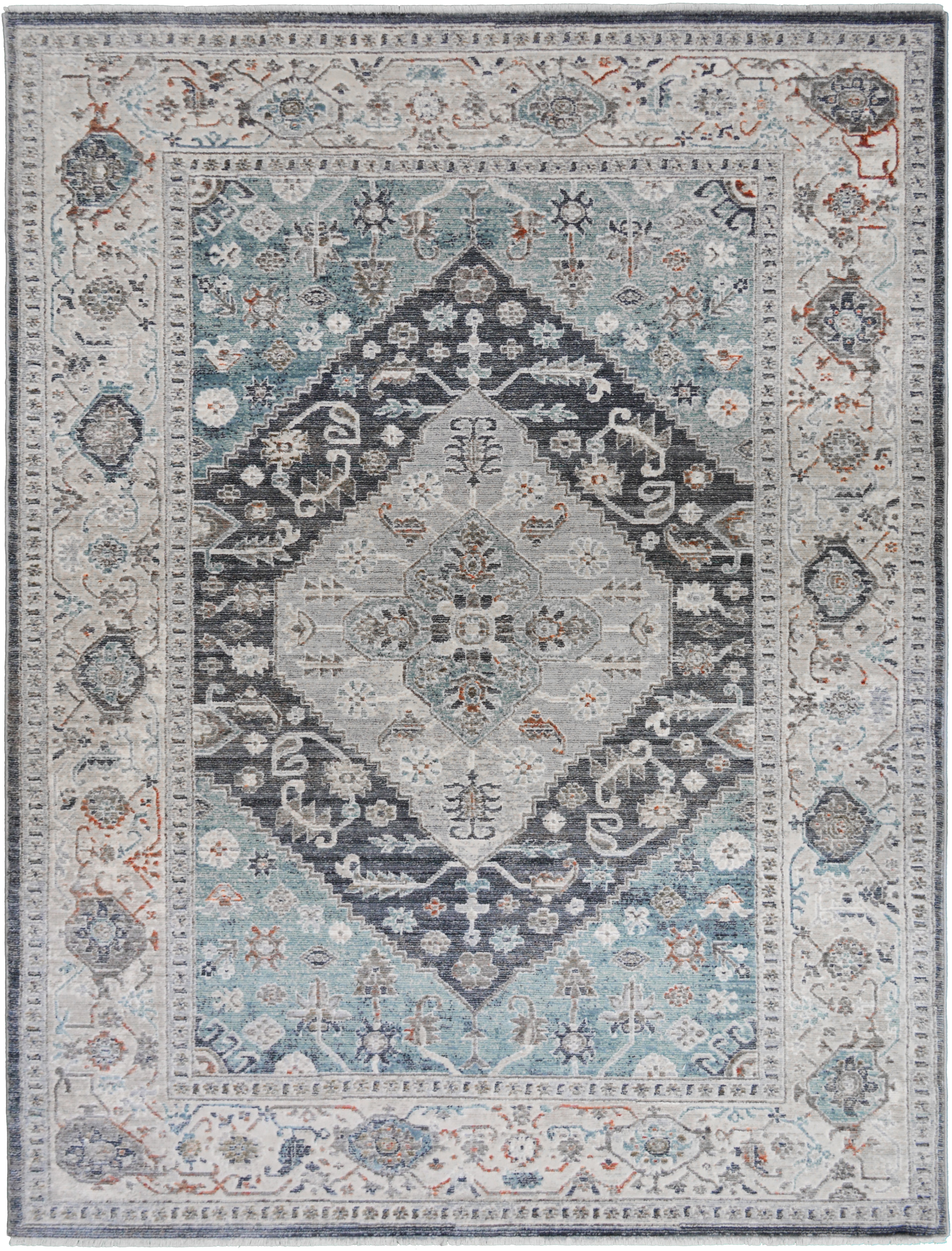 Mayberry Rugs Windsor Aria Ivory Area Rug – Traditional Home Decor Rug Mayberry Rug