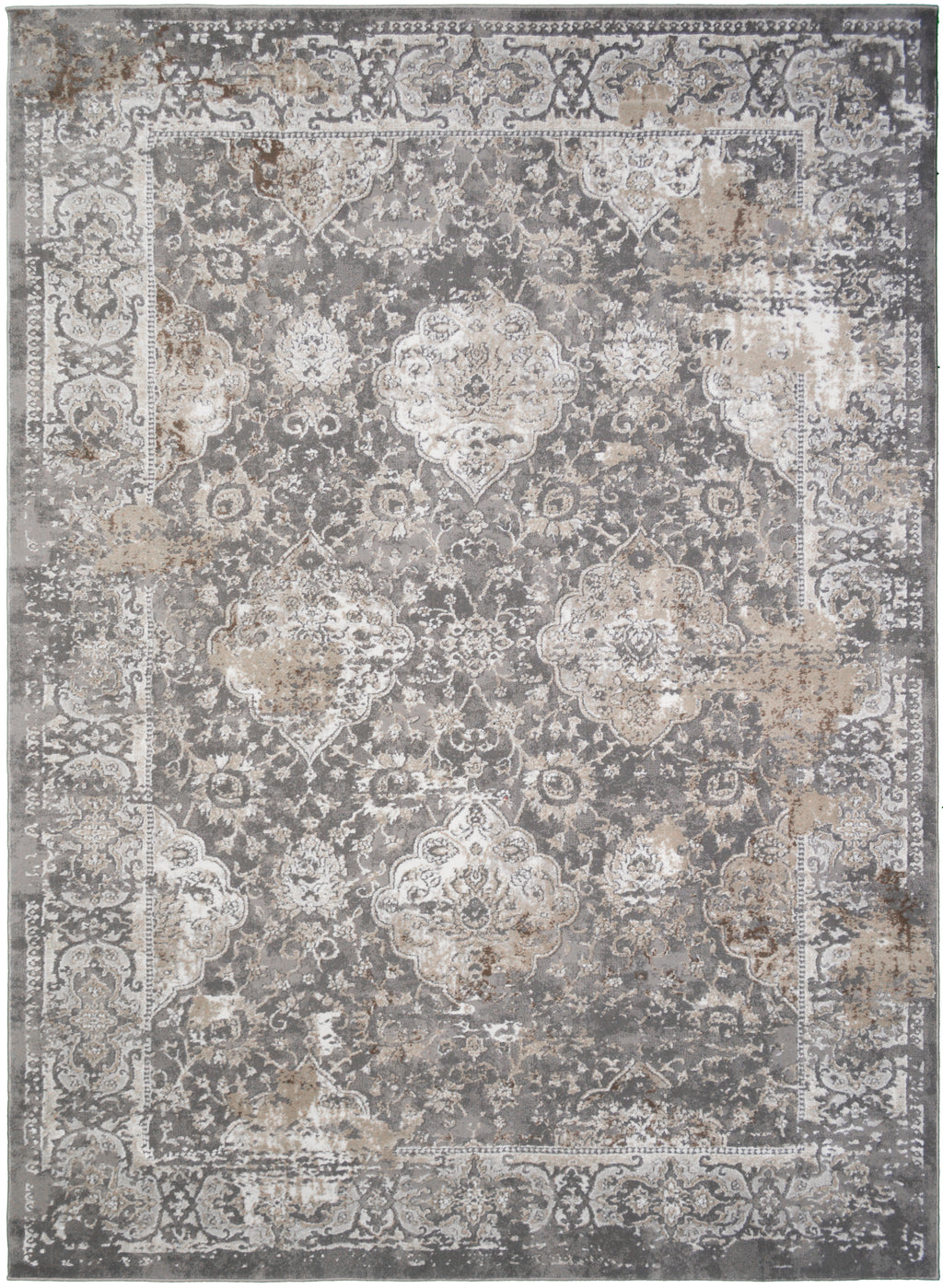 Mayberry Rugs Everest Brooklyn Gray Area Rug – Modern Casual Rug Mayberry Rug
