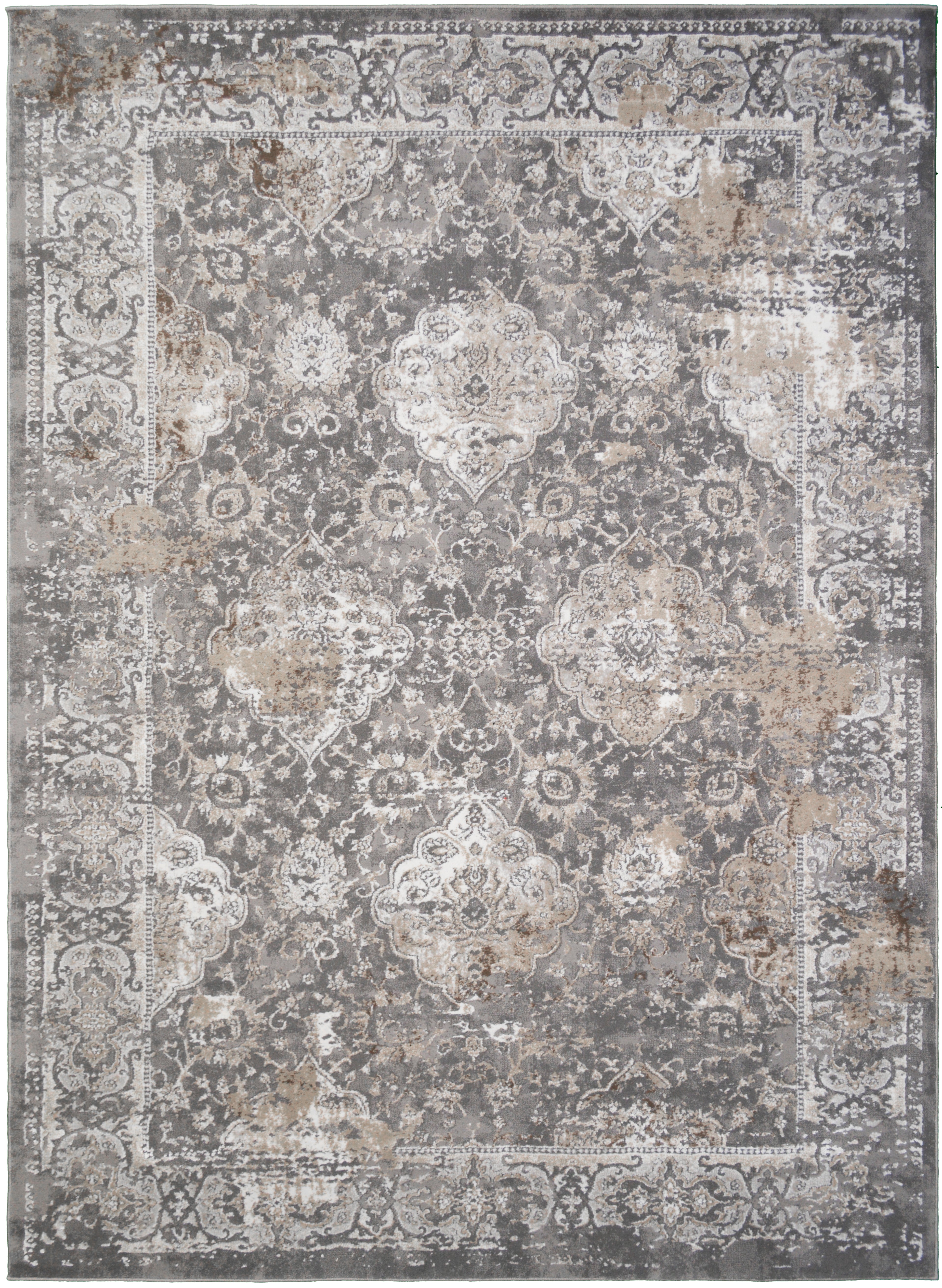 Mayberry Rugs Everest Brooklyn Gray Area Rug – Modern Casual Rug Mayberry Rug