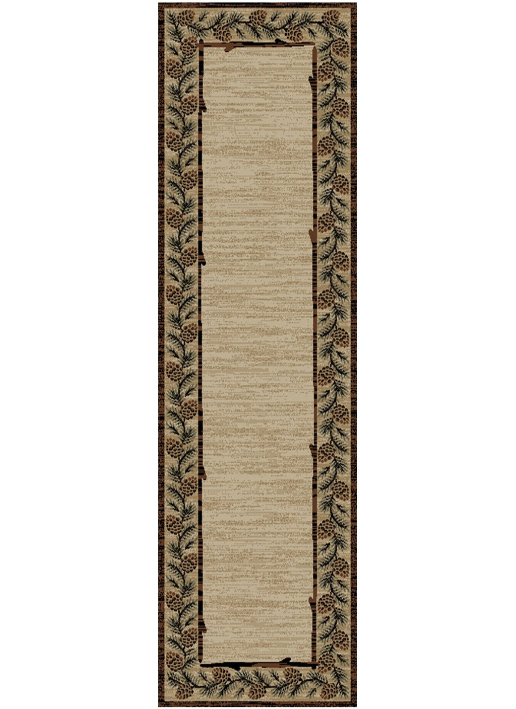Mayberry Rugs American Destination Clearmont Brown – Rustic Lodge Area Rug Mayberry Rug