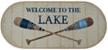Mayberry Rugs Cozy Cabin Welcome to the Lake Beige Area Rug – Rustic Cabin Lodge Rug Mayberry Rug