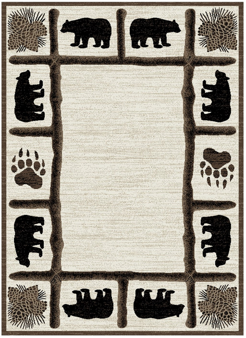 Mayberry Rugs Tacoma Roaring Fork Multi Area Rug – Rustic Lodge Rug Mayberry Rug