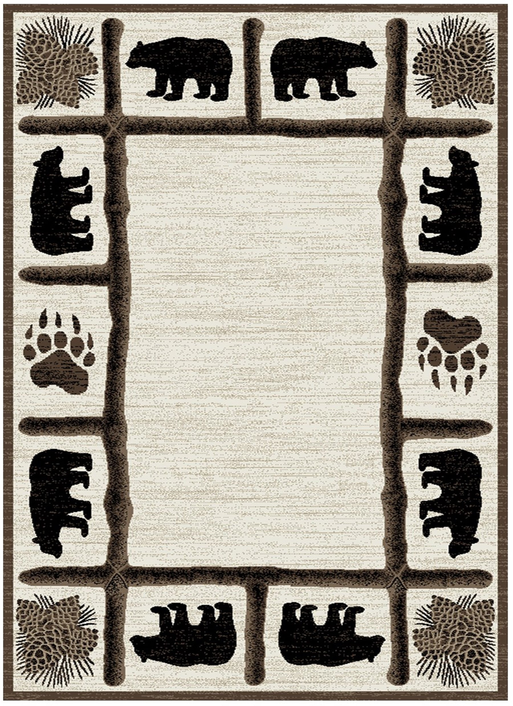 Mayberry Rugs Tacoma Roaring Fork Multi Area Rug – Rustic Lodge Rug Mayberry Rug